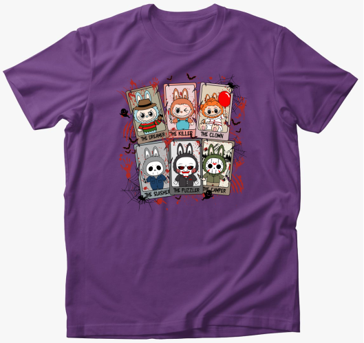 Halloween Labubu karakterek pó...