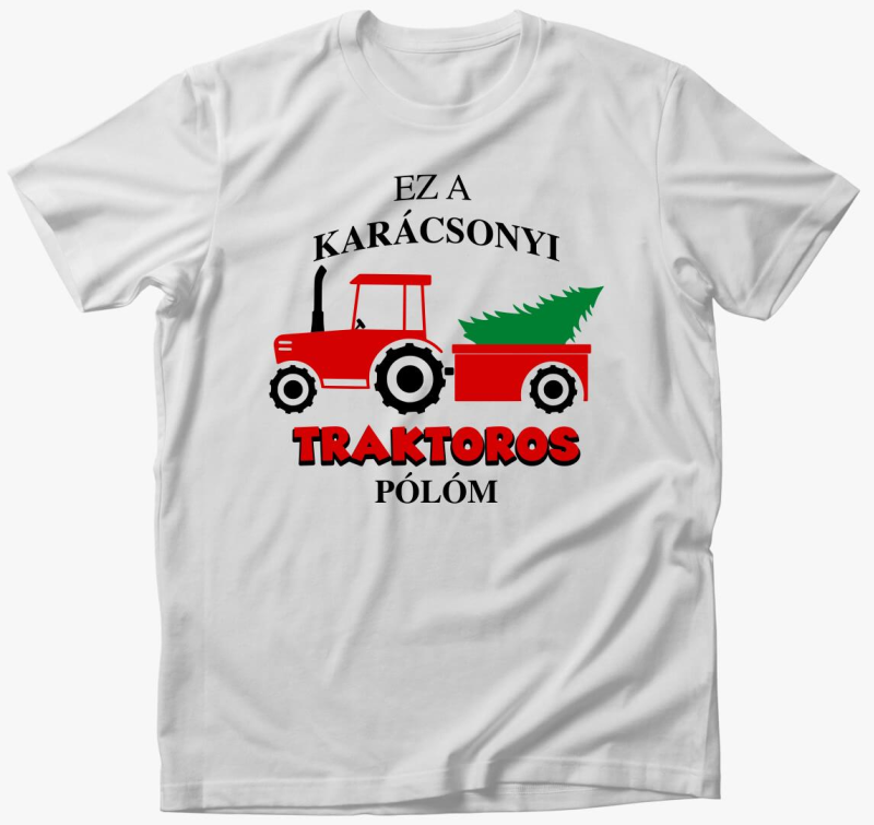 Ez a karácsonyi traktoros pólóm