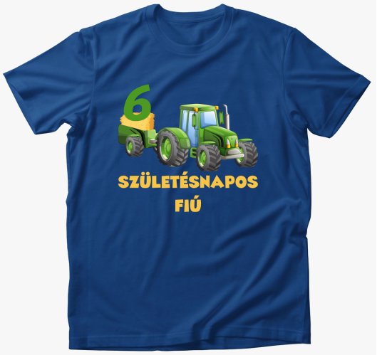 Traktoros születésnapos fiú (v...