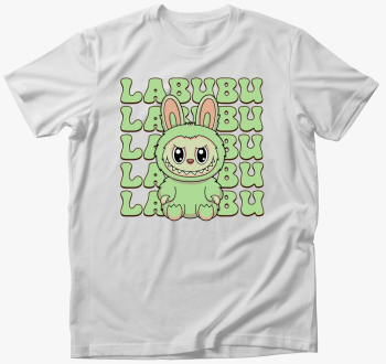 Zöld labubu plüss pó
