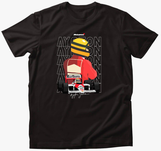 Ayrton Senna Rajzolt póló