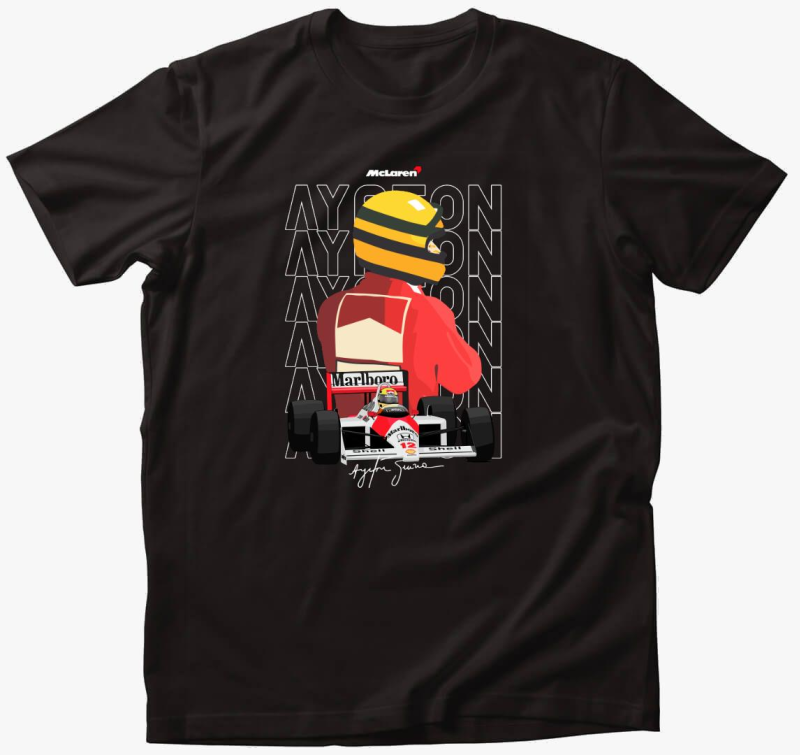 Ayrton Senna Rajzolt póló