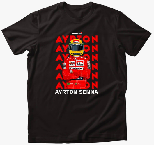 Ayrton Senna Feliratos póló