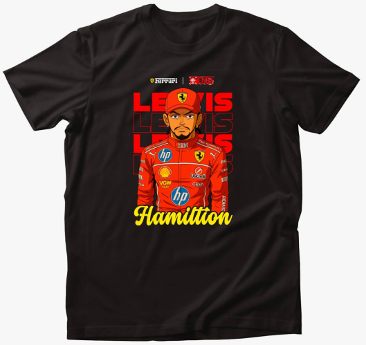 Lewis Hamilton Rajzolt póló