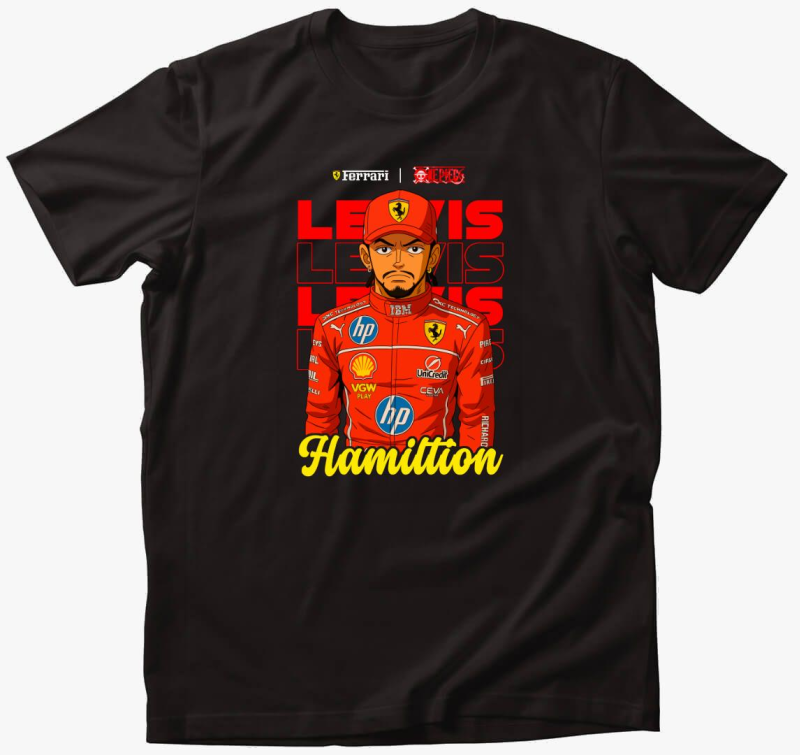 Lewis Hamilton Rajzolt póló