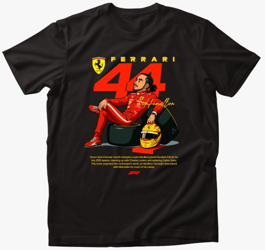 Lewis Hamilton Ferrari Rajz pó...