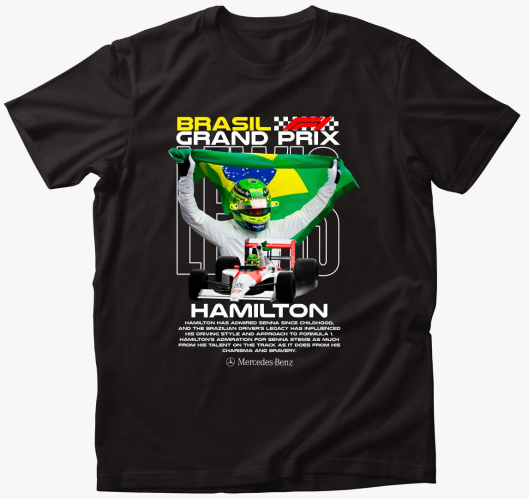 Lewis Hamilton Brasil póló