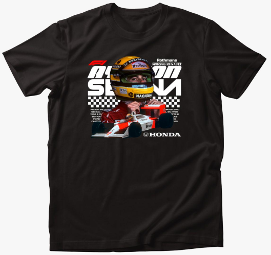 Ayrton Senna Sisakban póló