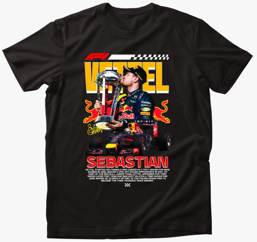 Sebastian Vettel Bajnok póló