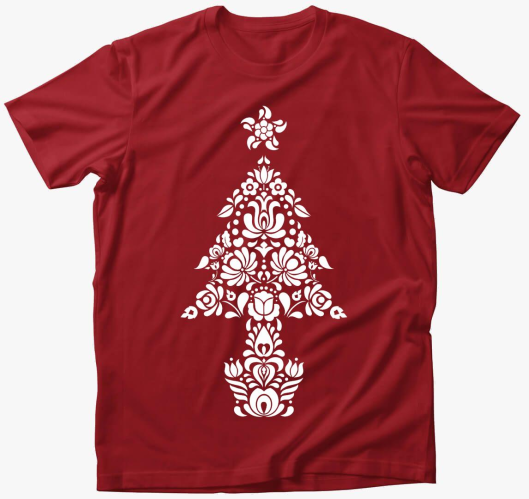 Magyaros karácsonyfa póló