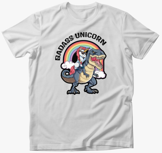 Badass Unicorn póló