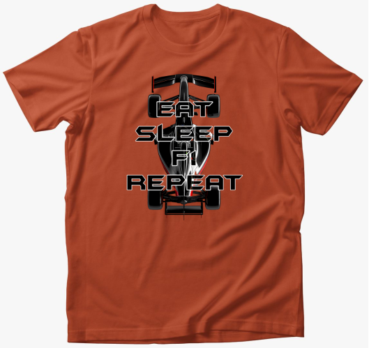 Eat Sleep F1 Repeat póló