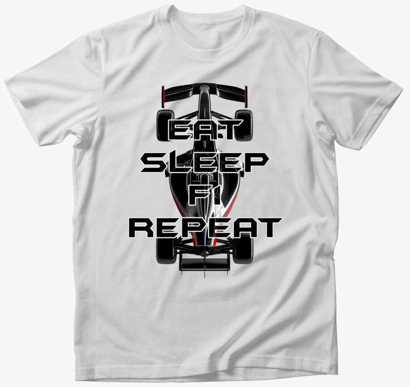 Eat Sleep F1 Repeat póló