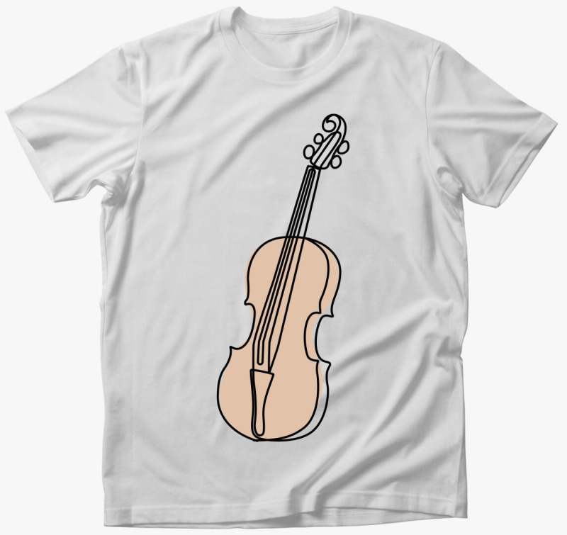 Hegedű póló