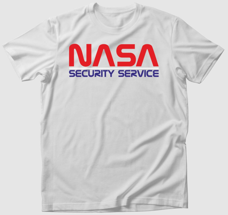 1980' NASA Security service logós póló