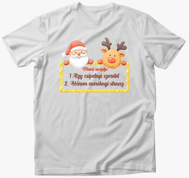 Mami karácsonyi receptje póló