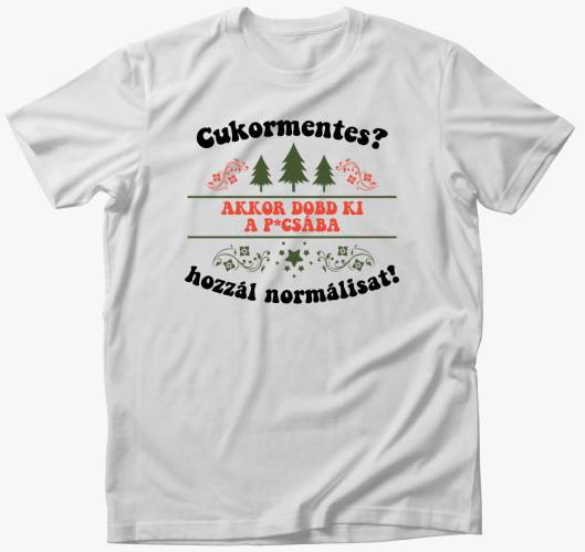 Cukormentes póló