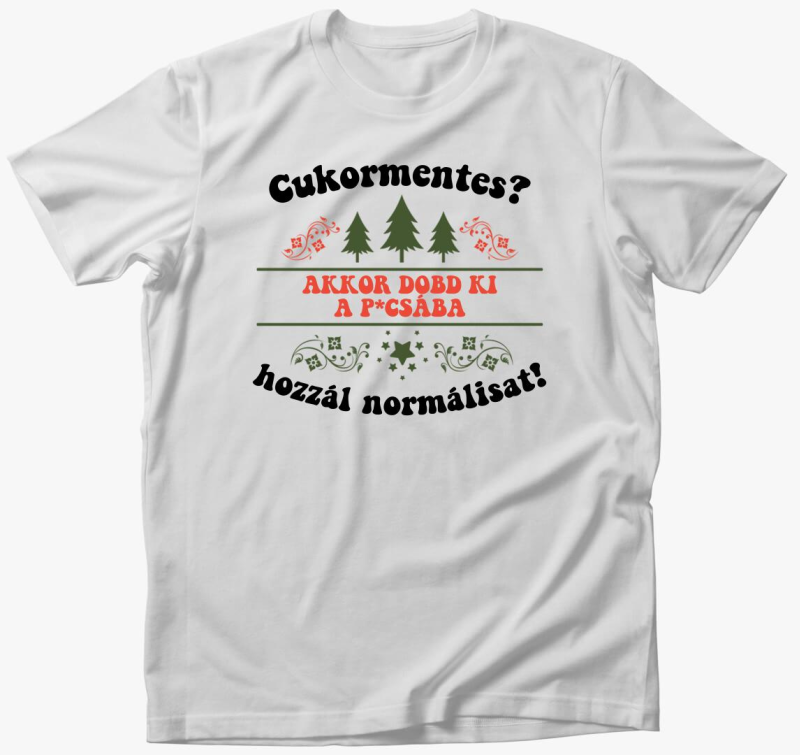 Cukormentes póló