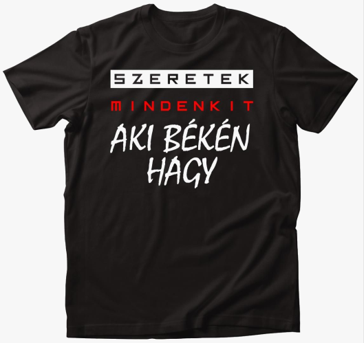 Szeretek mindenkit póló