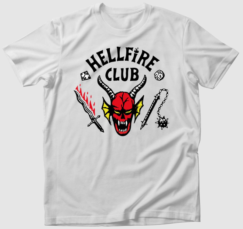 Hellfire Club Stranger Things póló
