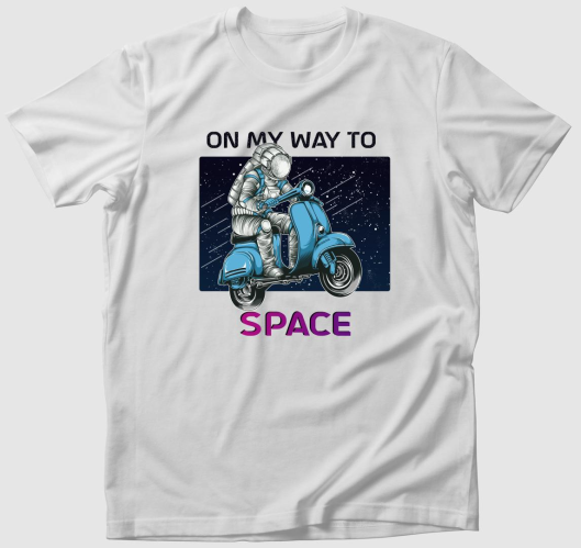 On my way to Space póló