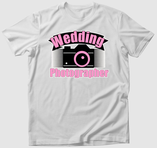 Esküvői fotós vagyok V1 póló...