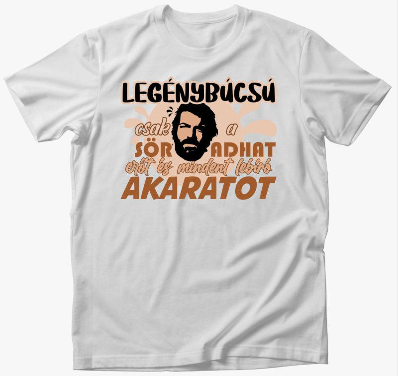 Legénybúcsú csak a sör adhat erőt póló