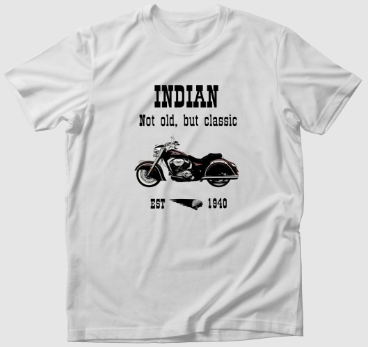 Klasszikus Indián Motor Póló...