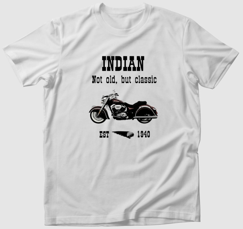Klasszikus Indián Motor Póló