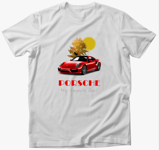 Red Porsche Póló