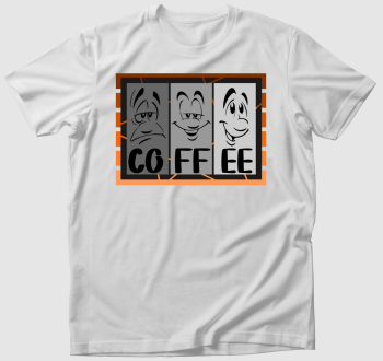 Kávé mintás póló