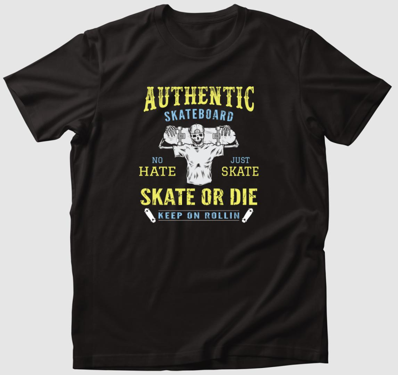 Skate or die póló