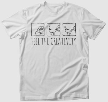 "Feel the Creativity" póló