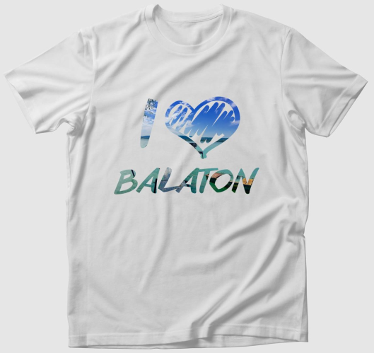 I love Balaton képes póló
