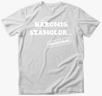 Háromig számolok póló