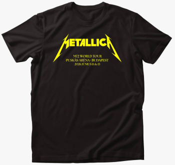 Metallica M72 World Tour Budapest póló