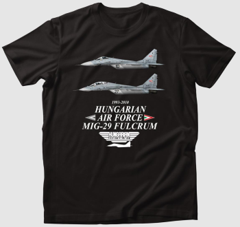 MiG-29 emlék fehér felirattal póló