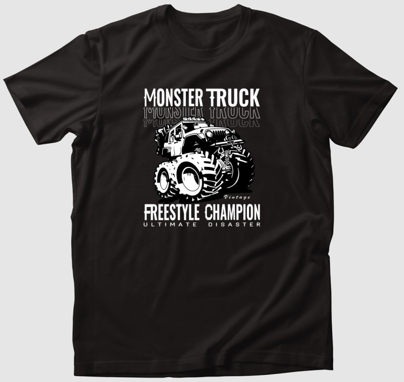 Monster truck póló