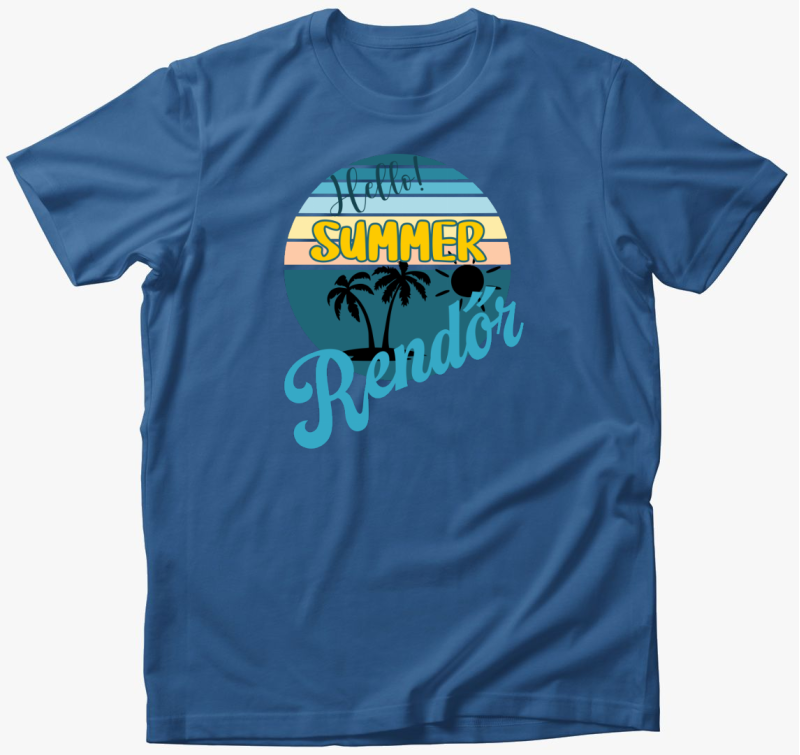 Hello Summer rendőr póló