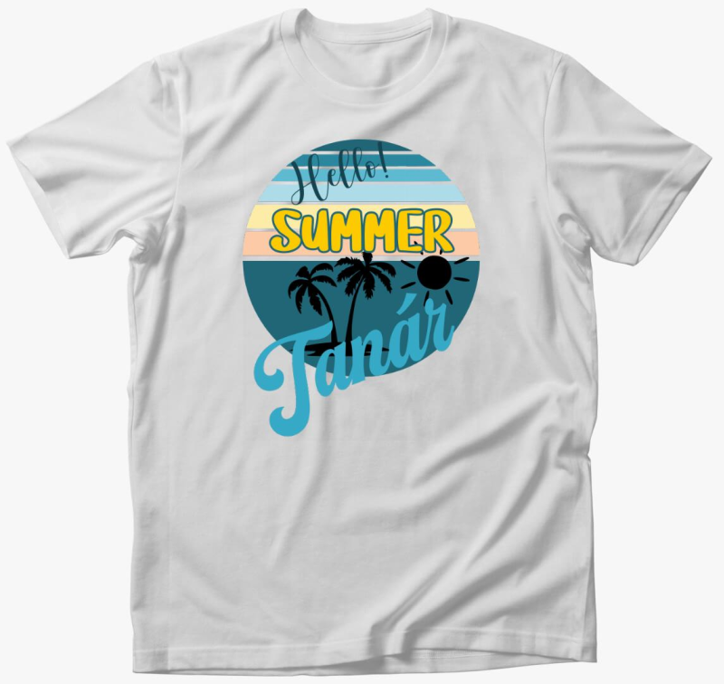 Hello Summer tanár póló