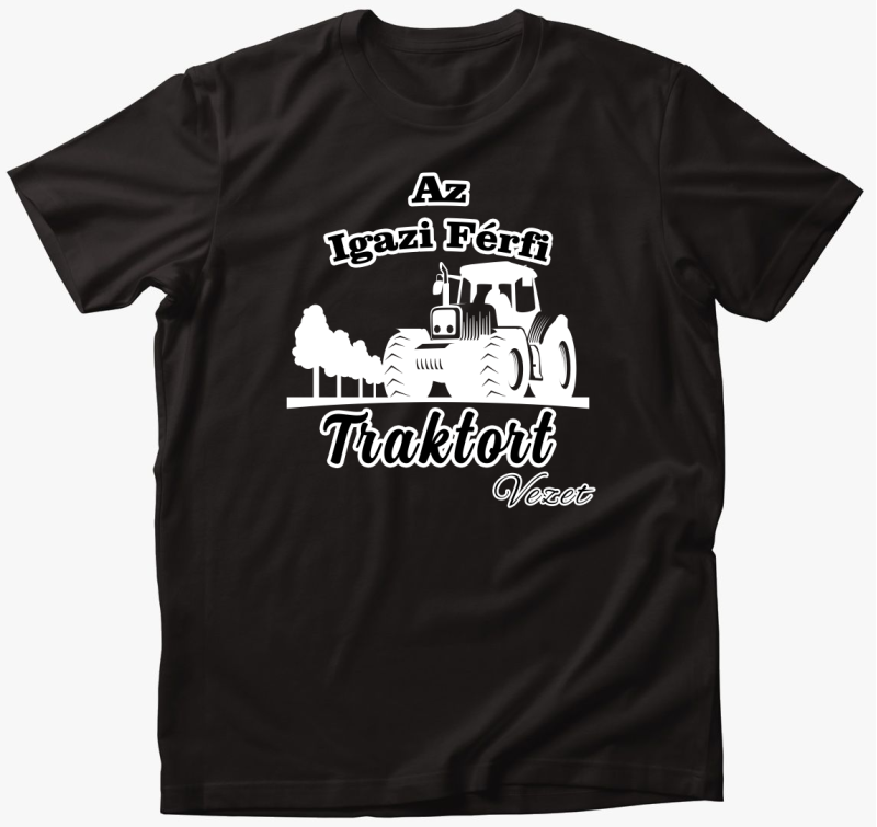Az igazi férfi traktort vezet