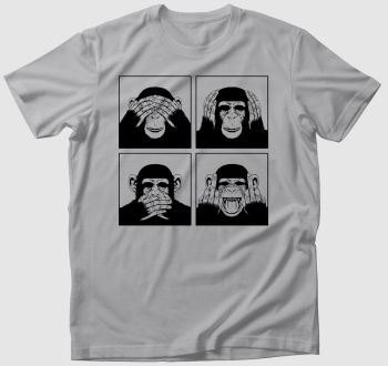 Bölcs majmok póló