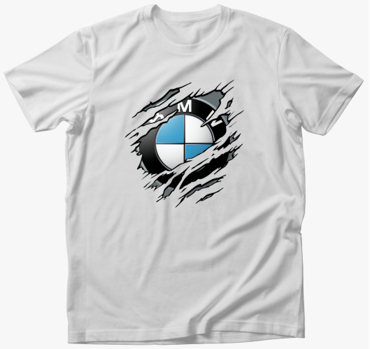 Szaggatott BMW póló