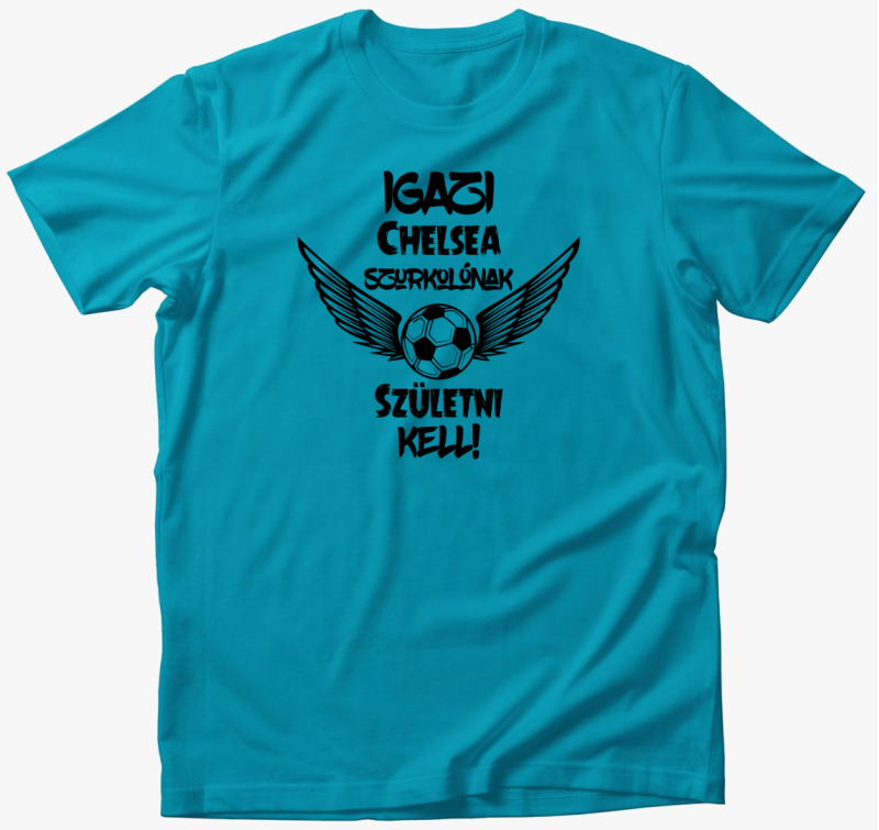 Chelsea szurkoló póló