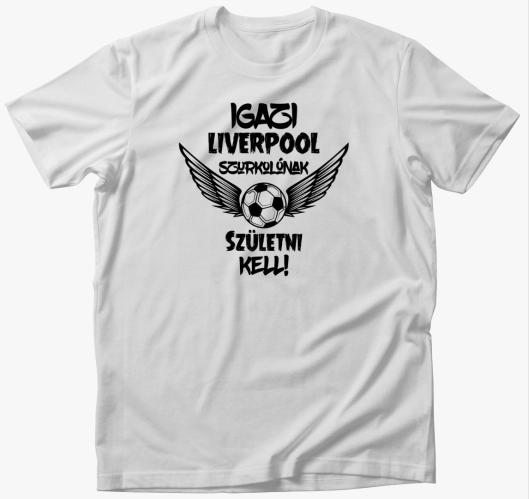 Liverpool szurkoló póló