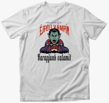 Éjféli vámpír halloweeni póló