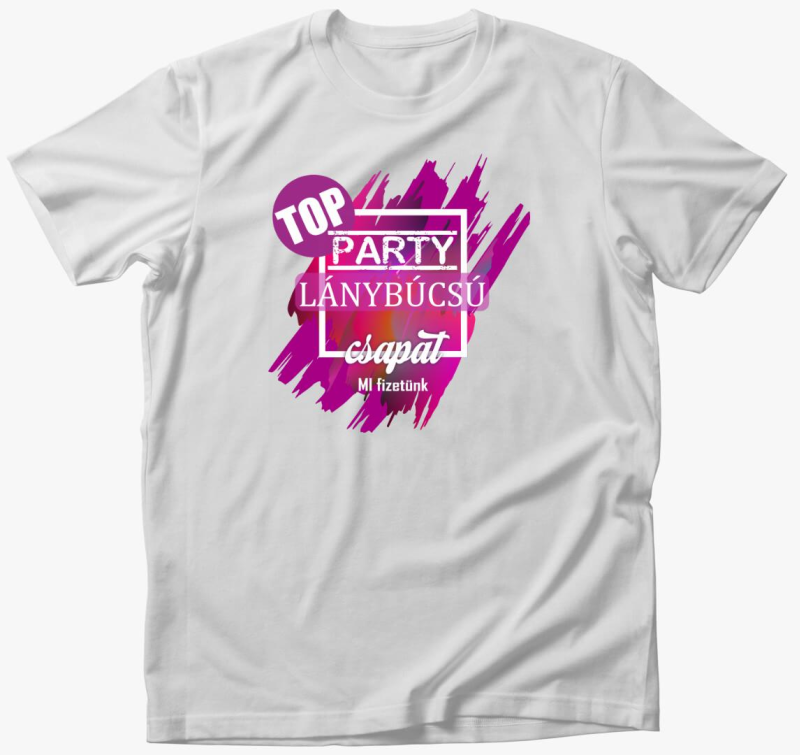 TOP Leánybúcsús Csapat póló