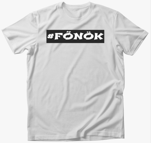 #Főnök póló