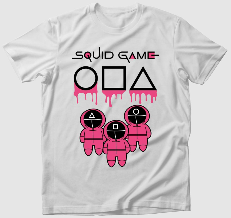 Squid Game chibi art póló