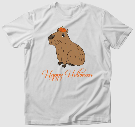 Halloweeni kapibara póló